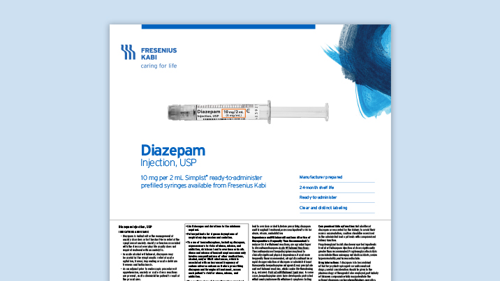 Diazepam Product Family Information Card