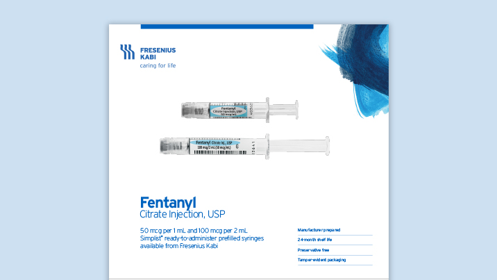 Fentanyl Product Family Information Card
