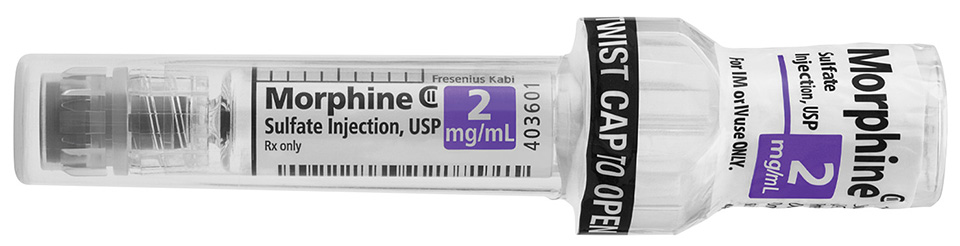 MicroVault Syringe image for 2 mg per 1 mL of Morphine