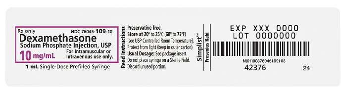 Product Label image for 10 mg per 1 mL of Dexamethasone