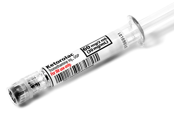 Angled Syringe image for 60 mg per 2 mL of Keterolac